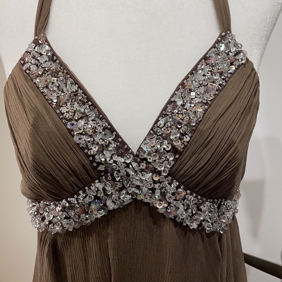 NWOT-Silk halter dress. Size 12 $60 - Picture 6 of 10